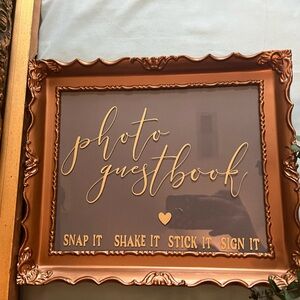 Wedding sign - photo guestbook